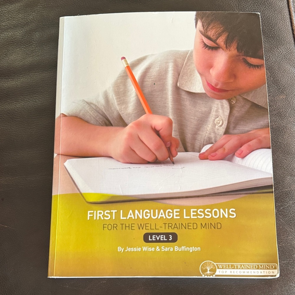 First Language Lessons Level 3 Book